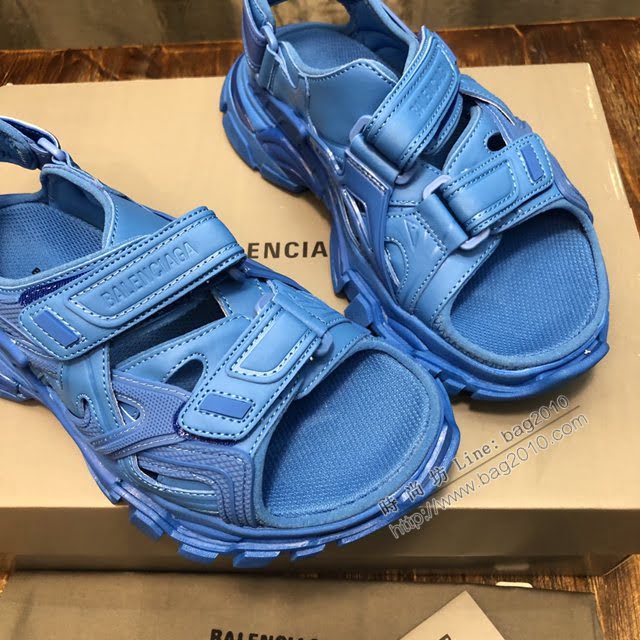 Balenciaga經典款男女鞋 巴黎世家頂級版本Track 4.0戶外概念復古老爹涼鞋 Balenciaga情侶款老爹鞋  hdbl1024